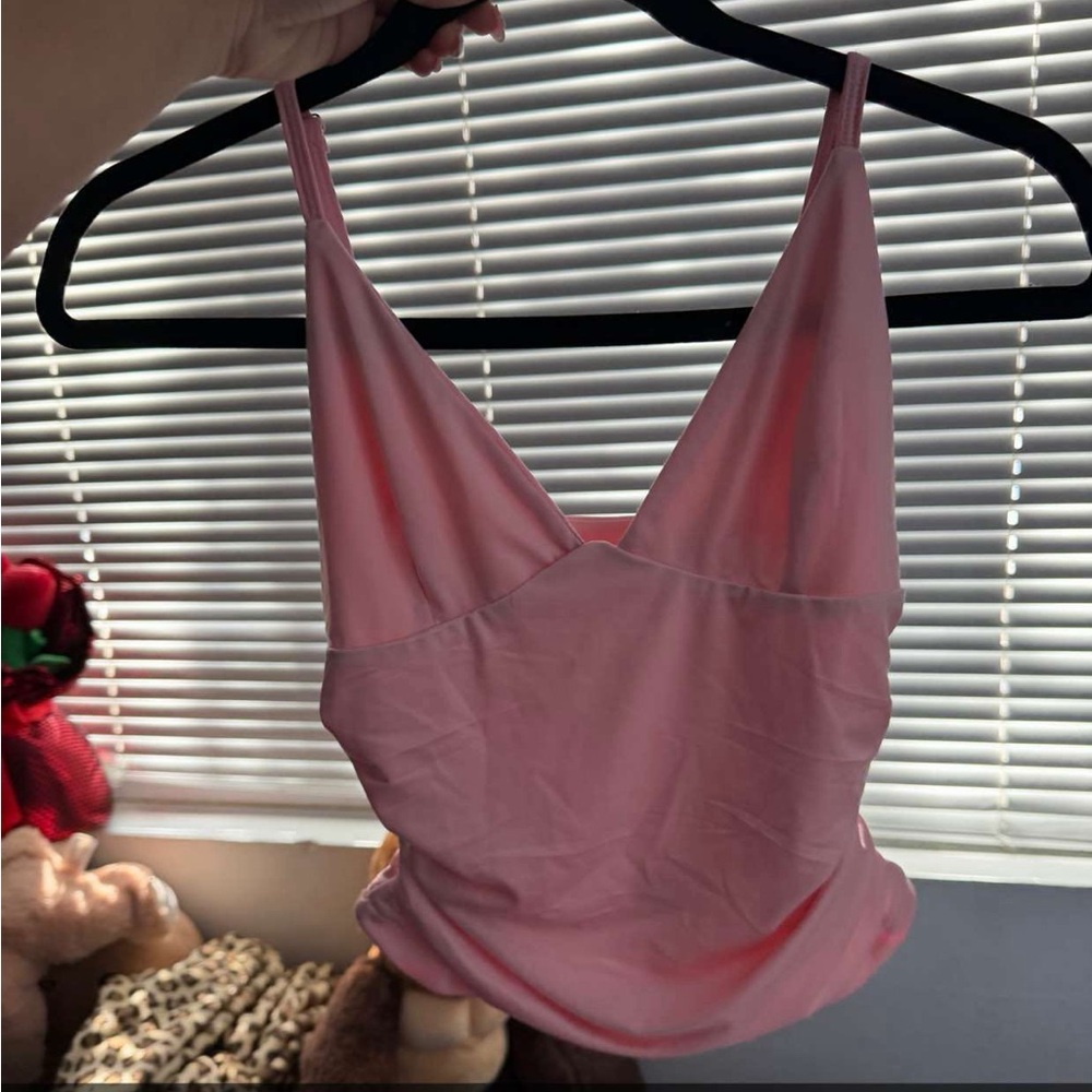 Pink Sleeveless Top